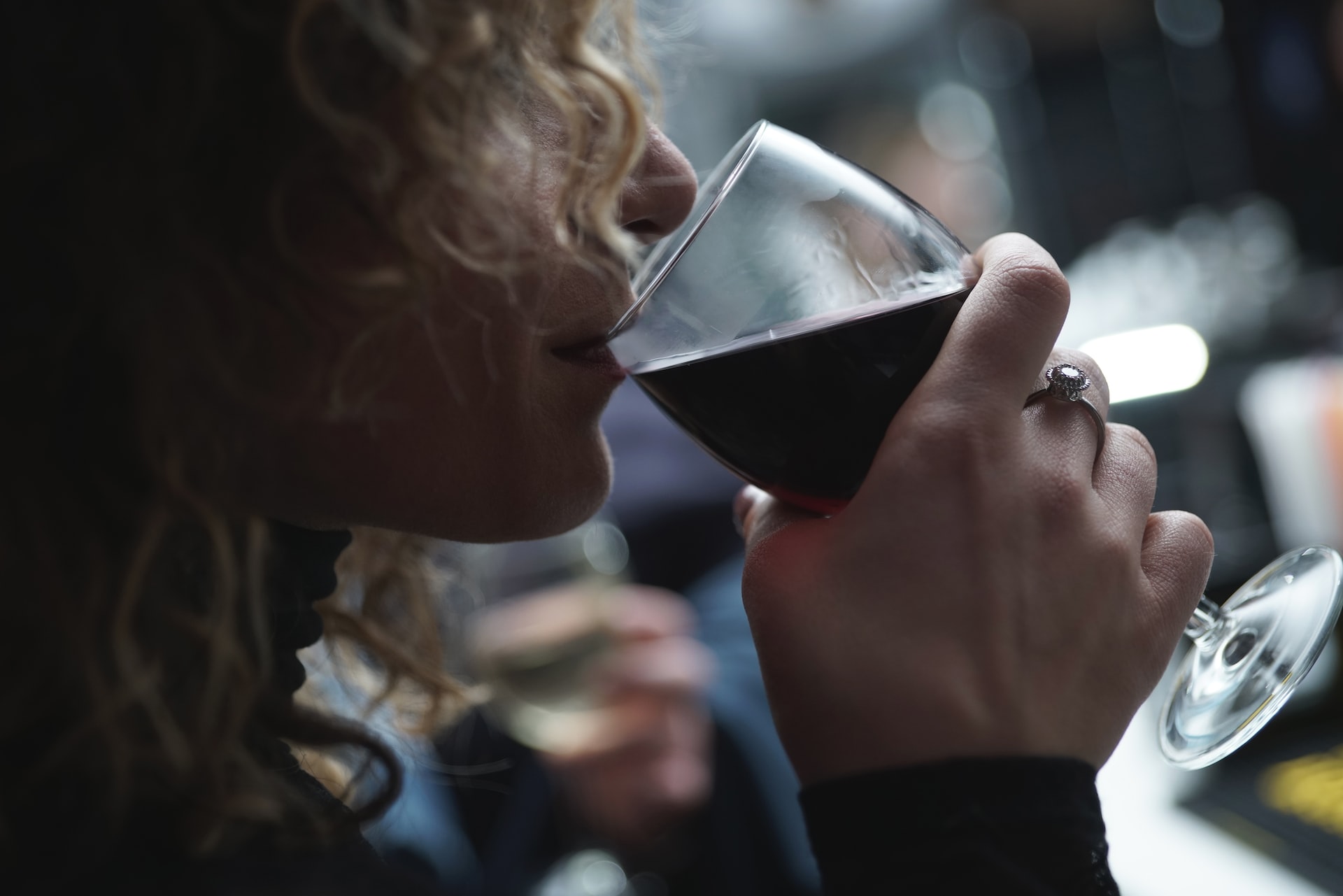 a woman struggling with alcohol addiction