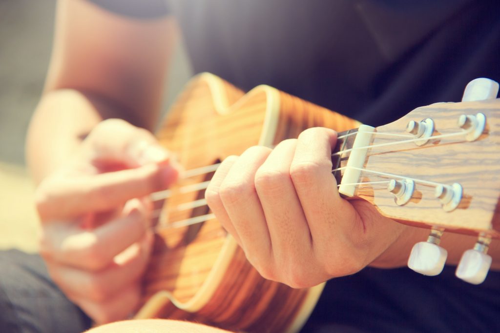 ukulele. Photo by Porapak Apichodilok via Pexels