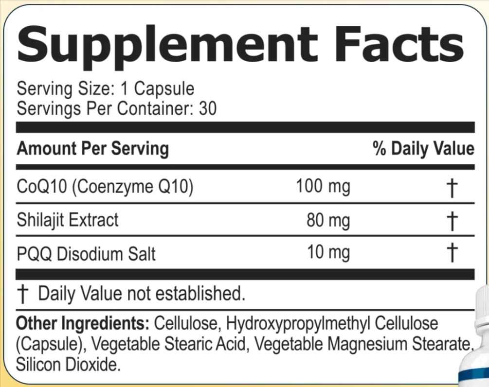 Cardio Clear 7 supplement fact